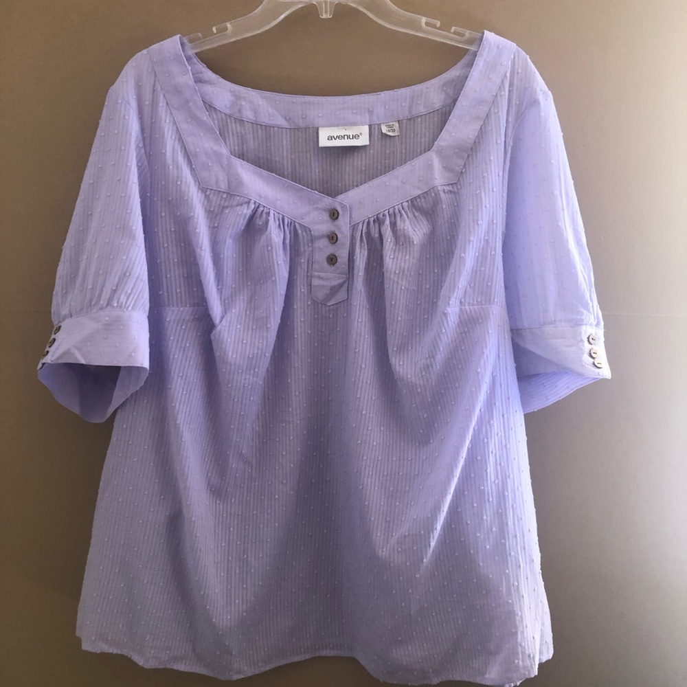 Lavender Pastel Shirt Size 18 20
